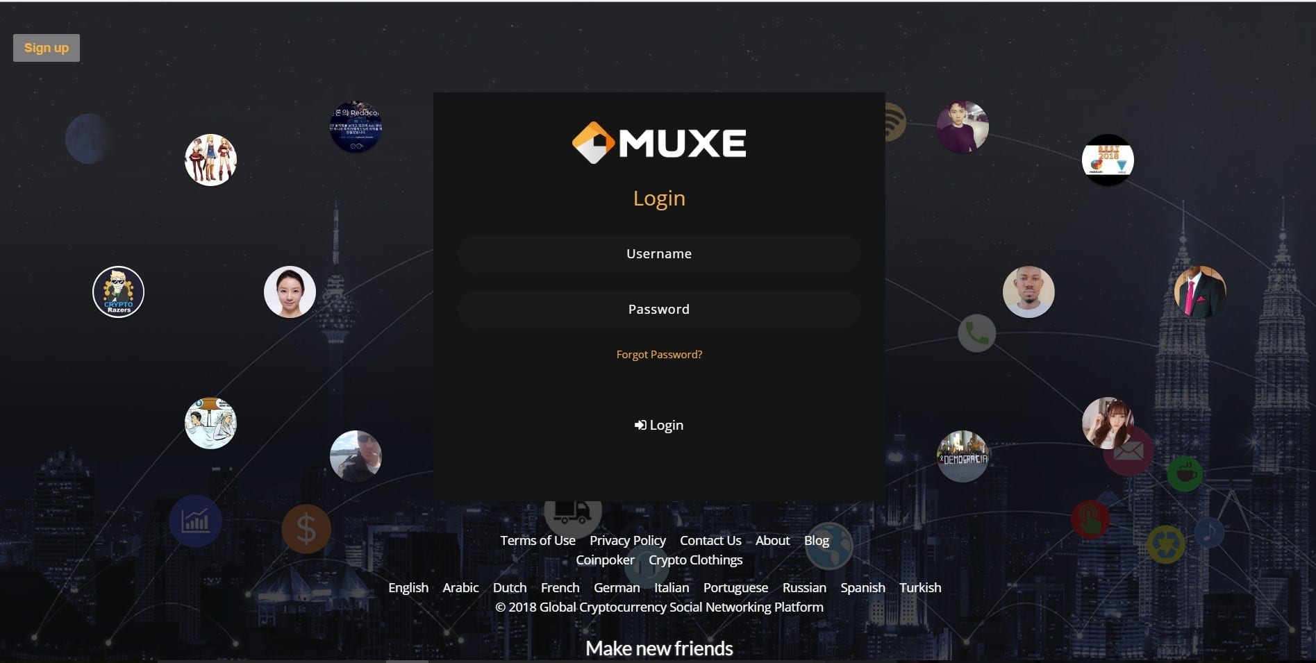 MUXE online sign up is the Social network for the MUXE Community