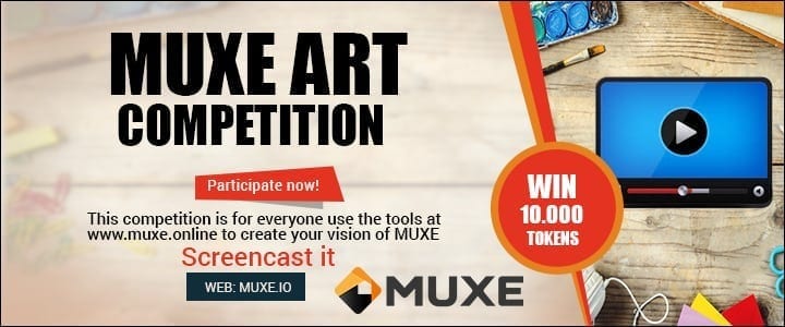MUXE Art Vision Screencast Competition on the MUXE Online Platform