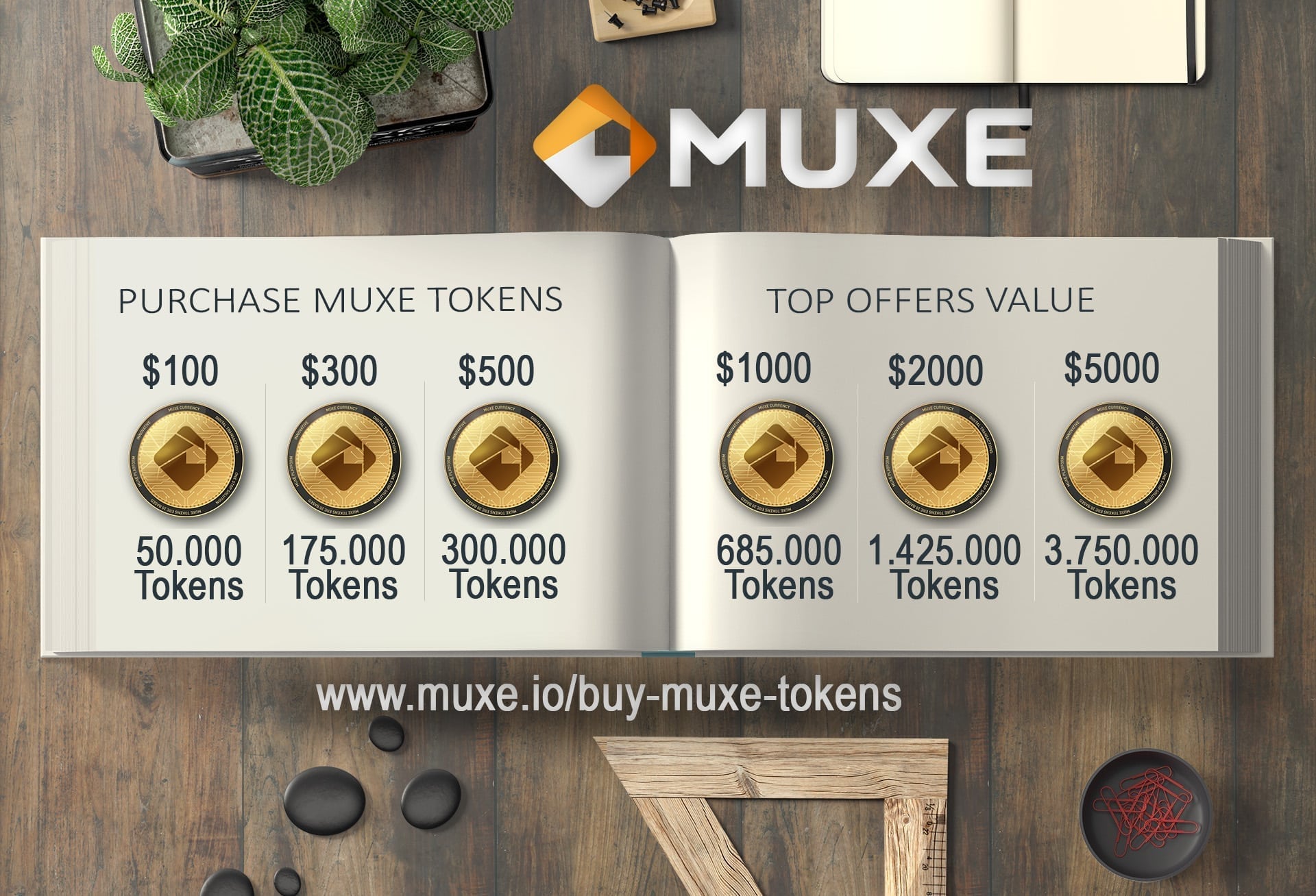 MUXE Order | MUXE token ICO price is now set lower to attract more investors