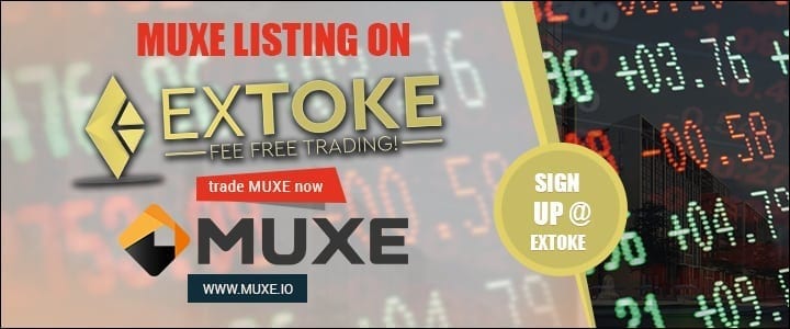 MUXE Reached the Extoke Decentralised Exchange