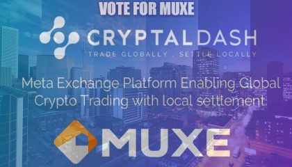 MUXE Advances to the speed up round of the Cryptaldash voting!