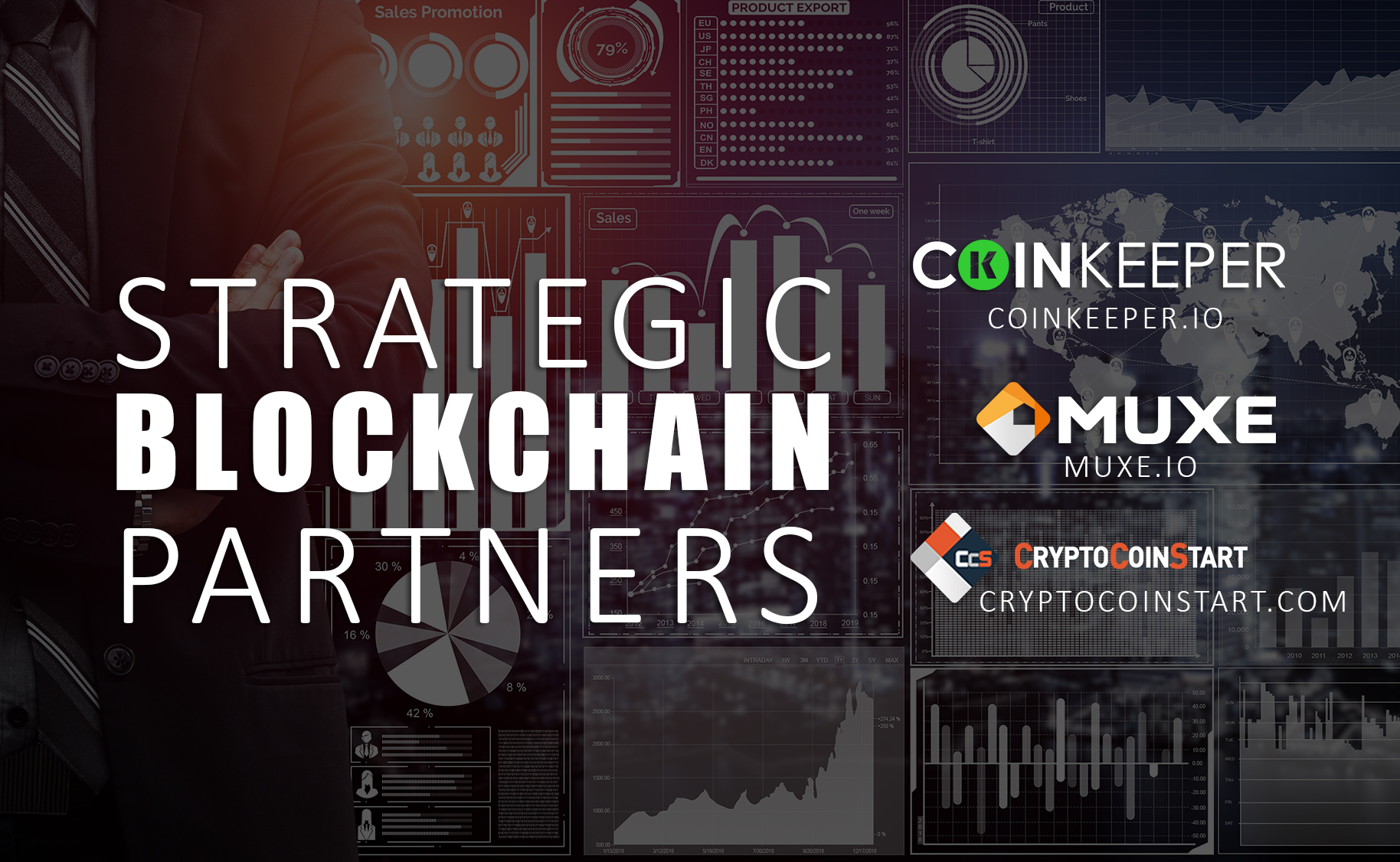 MUXE, CRYPTOCOINSTART AND COINKEEPER COLLABORATION