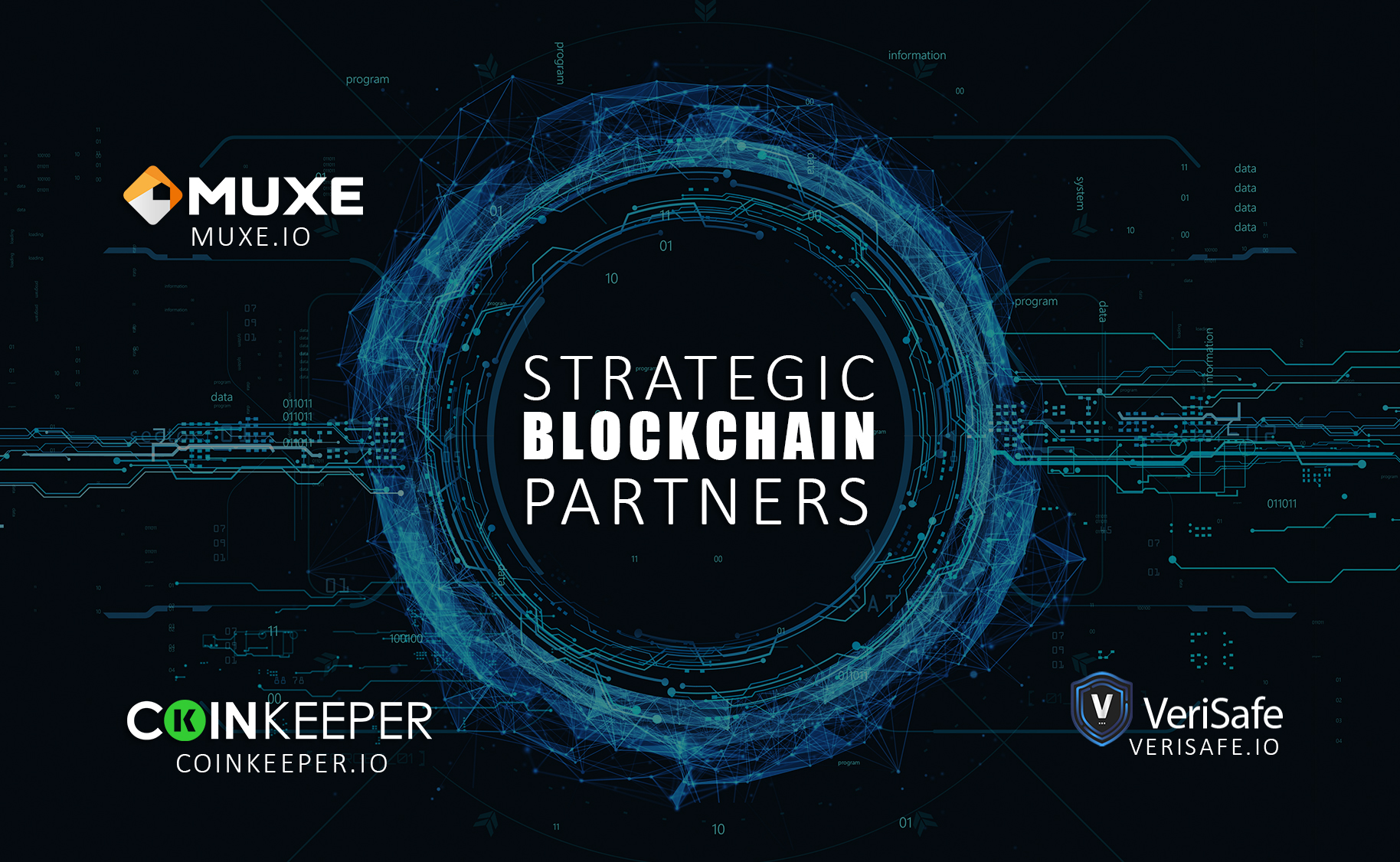 MUXE & Coinkeeper verify the Partnership with Verisafe and unite towards transparency & security of Cryptocurrency/Blockchain